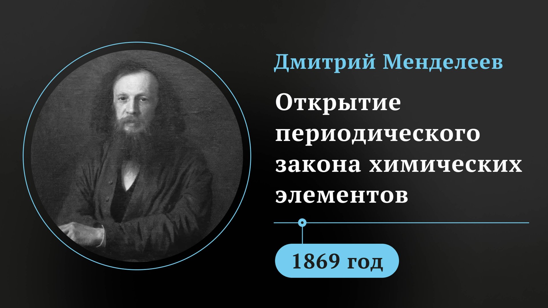 Дмитрий Менделеев. Открытие периодического закона химических элементов смотреть онлайн