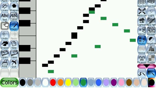 Tux Paint "Music" magic tool (WIP) смотреть онлайн