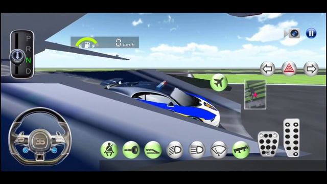 ? Bugatti Chiron Police Car Breaks Traffic Rules | 3D Driving Class смотреть онлайн