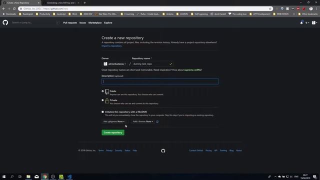 Windows Create SSH Key Powershell