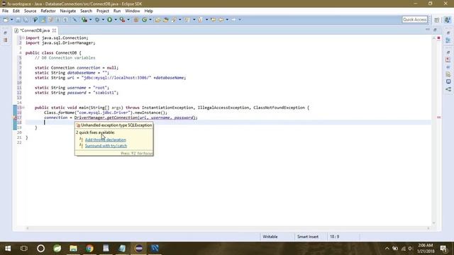 How to connect Java Project with MySQL Workbench смотреть онлайн