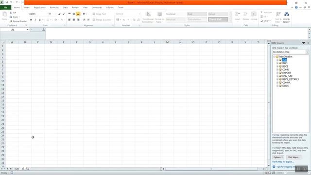Mapping xsd file with excel and then import xml data into excel смотреть онлайн