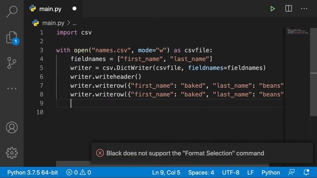 How to write to a CSV file in Python смотреть онлайн
