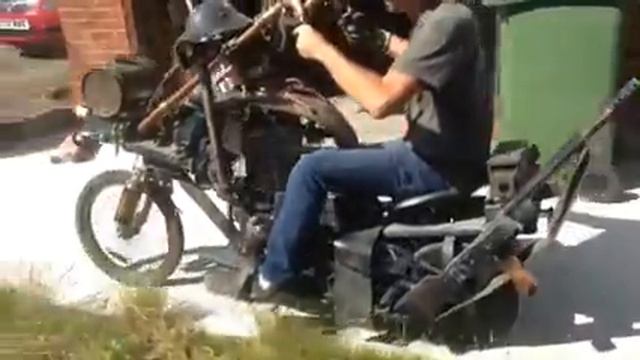 Dennis lawn mower Steampunk bike смотреть онлайн