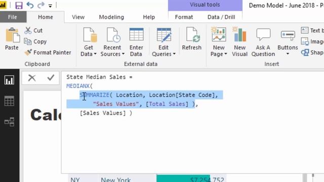 Calculate The MEDIAN Value In Power BI - Statistical Analysis w/DAX смотреть онлайн