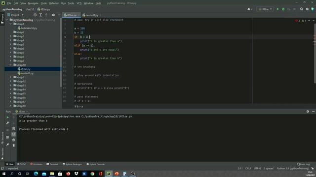 Introduction to If Elif Else in Python(Chap10) смотреть онлайн