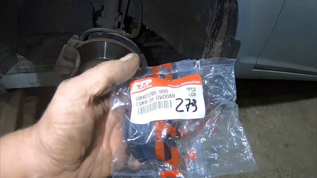 Hyundai Accent Замена втулок переднего стабилизатора поперечной устойчивости