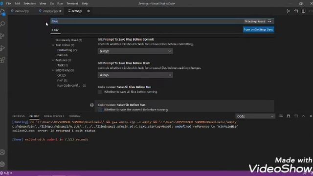undefined reference to `WinMain@16' error in VS Code Solution смотреть онлайн