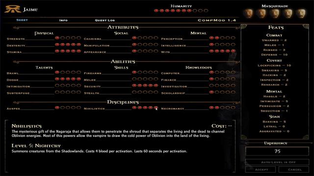 VtM: Bloodines Antitribu Mod Showcase: Nihilistics