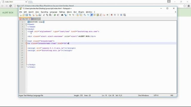 Bootstrap - Breadcrumb смотреть онлайн
