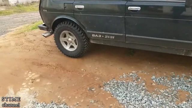 Установка шин Forward Safari 540 в размере 235/75 R15 а ниву 5Д смотреть онлайн