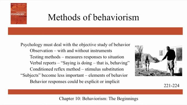 Behaviorism: The Beginnings - Ch10 - History of Modern Psychology - Schultz & Schultz смотреть онлайн