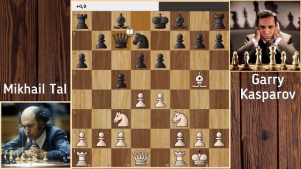 Chess: Mikhail Tal vs Garry Kasparov, 1992