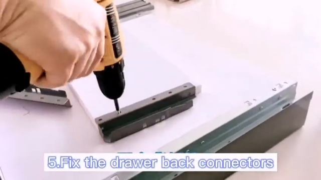 Double wall drawer system tandem box with rail installation смотреть онлайн