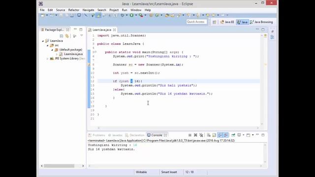 Java Dasturlash Tilini Bitta Videoda O'rganing смотреть онлайн
