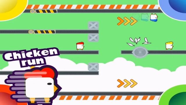 Chicken Run (Music) - 2 3 4 Player Mini Games смотреть онлайн