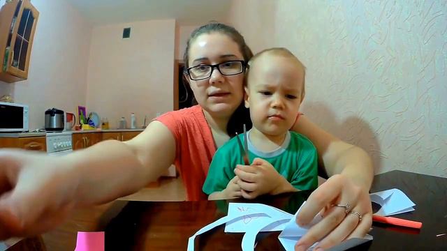Конверт из сердечка - поделка к 14 февраля, творчество с малышом смотреть онлайн
