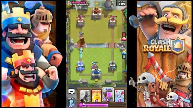 Clash Royale -F2P Three Musketeers Hog Heal Spell Deck For Arena 10+ смотреть онлайн