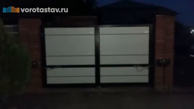 Распашные ворота Алютех - портфолио смотреть онлайн