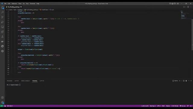 Fixing the python floating point error... but I'm live смотреть онлайн