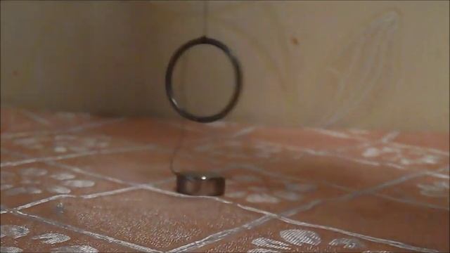 Вращение кольца в поле постоянного магнита смотреть онлайн