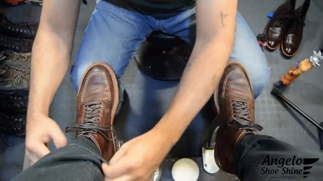 200K SUBSCRIBER SPECIAL!!! | ANGELO SHOE SHINE ASMR смотреть онлайн