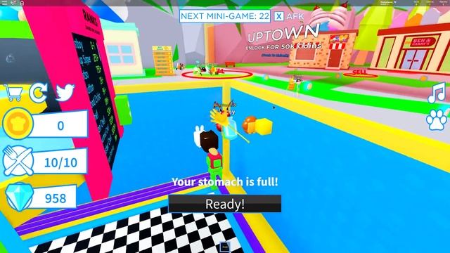 СИМУЛЯТОР ОБЖОРЫ В РОБЛОКС САМЫЙ ТОЛСТЫЙ ВО ВСЕЛЕННОЙ Roblox по Русски OM NOM SIMULATOR смотреть онлайн