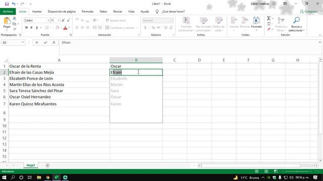 Extraer Nombres De Lista En Excel | Tutorial смотреть онлайн