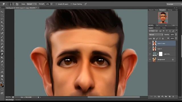Photoshop Tutorial , How to make caricature in photoshop cs6 смотреть онлайн