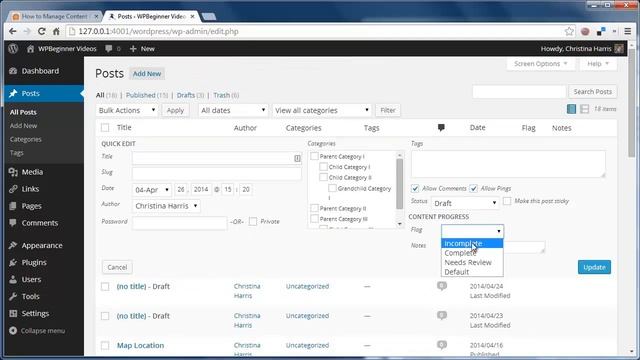 How to Manage Content Progress on Multi Author WordPress Blogs смотреть онлайн