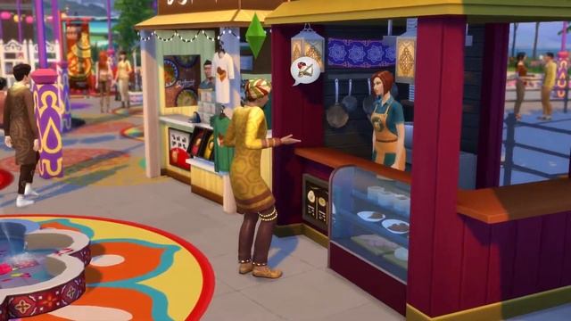 The Sims 4 City Living - Walkthrough about the Festivals смотреть онлайн