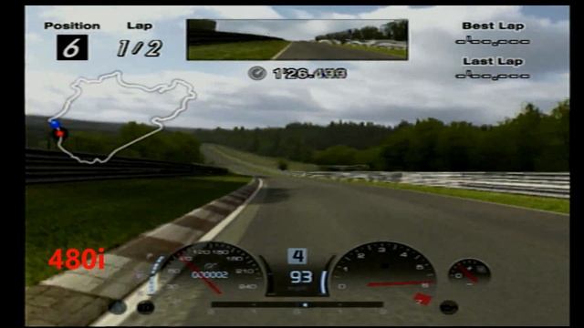 Gran Turismo 4 Comparison (480i vs 1080i) смотреть онлайн