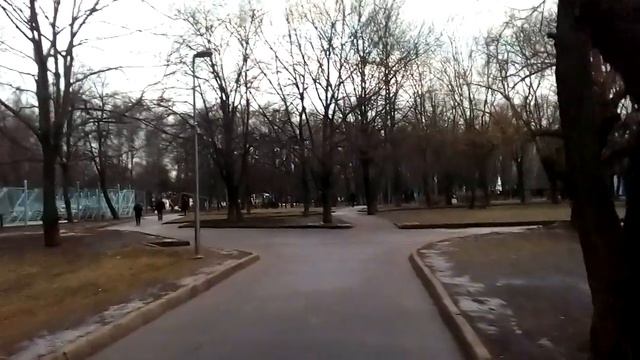 Москва 1739 Перовский парк, Купавенский пруд зима день