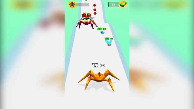 МАКСИМАЛЬНАЯ ЭВОЛЮЦИЯ РАЗМЕРА ПАУКА! | Insect Evolution Run смотреть онлайн