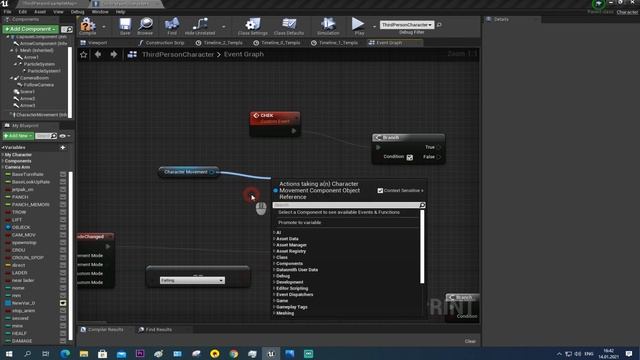 Ue4 урон от высоты падения / инди разработка Ue4 / получение урона Unreal Engine 4
