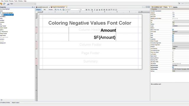 How To Change Negative Values Font Color in Jasper Report | iReport | Jaspersoft Studio смотреть онлайн