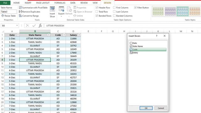 Excel Slicer in Data Table | Advance Excel смотреть онлайн