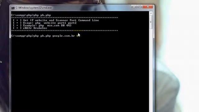 PHP Get IP website and Scanner Port Command Line смотреть онлайн