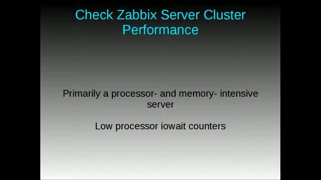 High Availability Zabbix Performance Counters смотреть онлайн