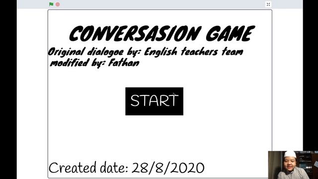 Review game Conversation game - Scratch смотреть онлайн