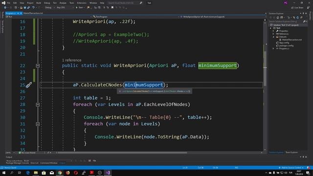 C# Apriori Algorithm Package смотреть онлайн