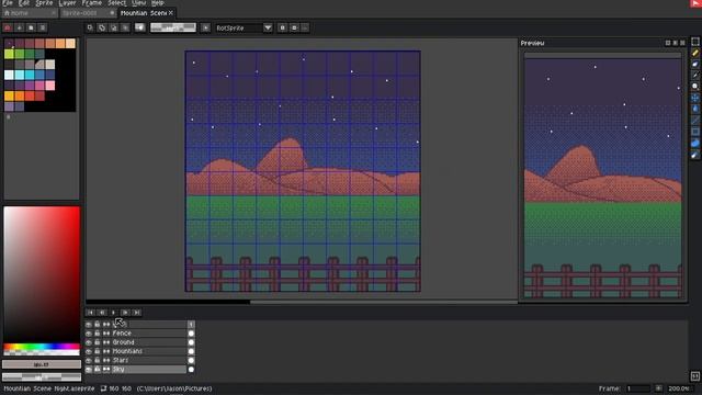 Parallax & Animated Background Toolbar For Aseprite Let's Get Scrolling! смотреть онлайн