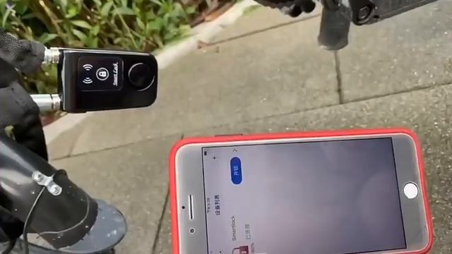 SMART замок на велосипед велозамок на электровелосипед с дистанционным управлением. смотреть онлайн