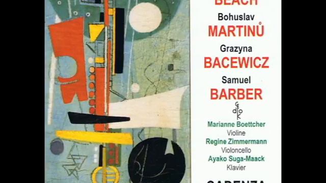 Grazyna Bacewicz - Sonate Nr. 4 für Violine und Klavier - Scherzo molto vivo смотреть онлайн
