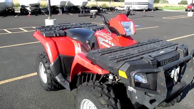 2005 Polaris Sportsman 500 walk around and start up. смотреть онлайн