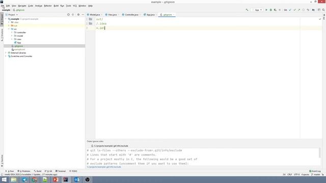 Git (basic) 4. Фильтрация отслеживаемых файлов через gitignore смотреть онлайн