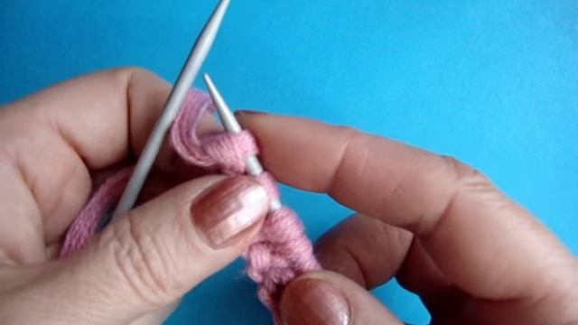 Как вязать резинку 2х2 Узор 4 Вязание на спицах Knitting basics pattern смотреть онлайн