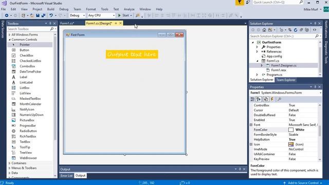 C# Windows Form Controls: Label смотреть онлайн