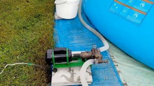 Насос из помпы ВАЗ 2101 для бассейна