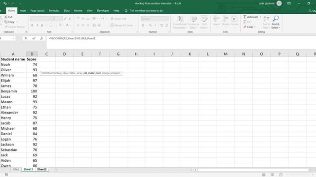 Vlookup from Another Sheet || Worksheets || Excel Vlookup смотреть онлайн